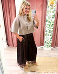 Arabian Nights Balloon Pants-Brown