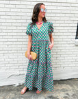 Gercy Abstract Maxi Dress