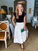 French Charm Midi Skirt