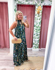 Floral Vine Maxi Dress