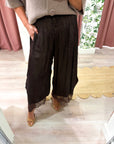 Arabian Nights Balloon Pants-Brown