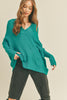 Cozy Girl Sweater- Alpine Green