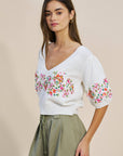 Pretty Little Petals Knit Top