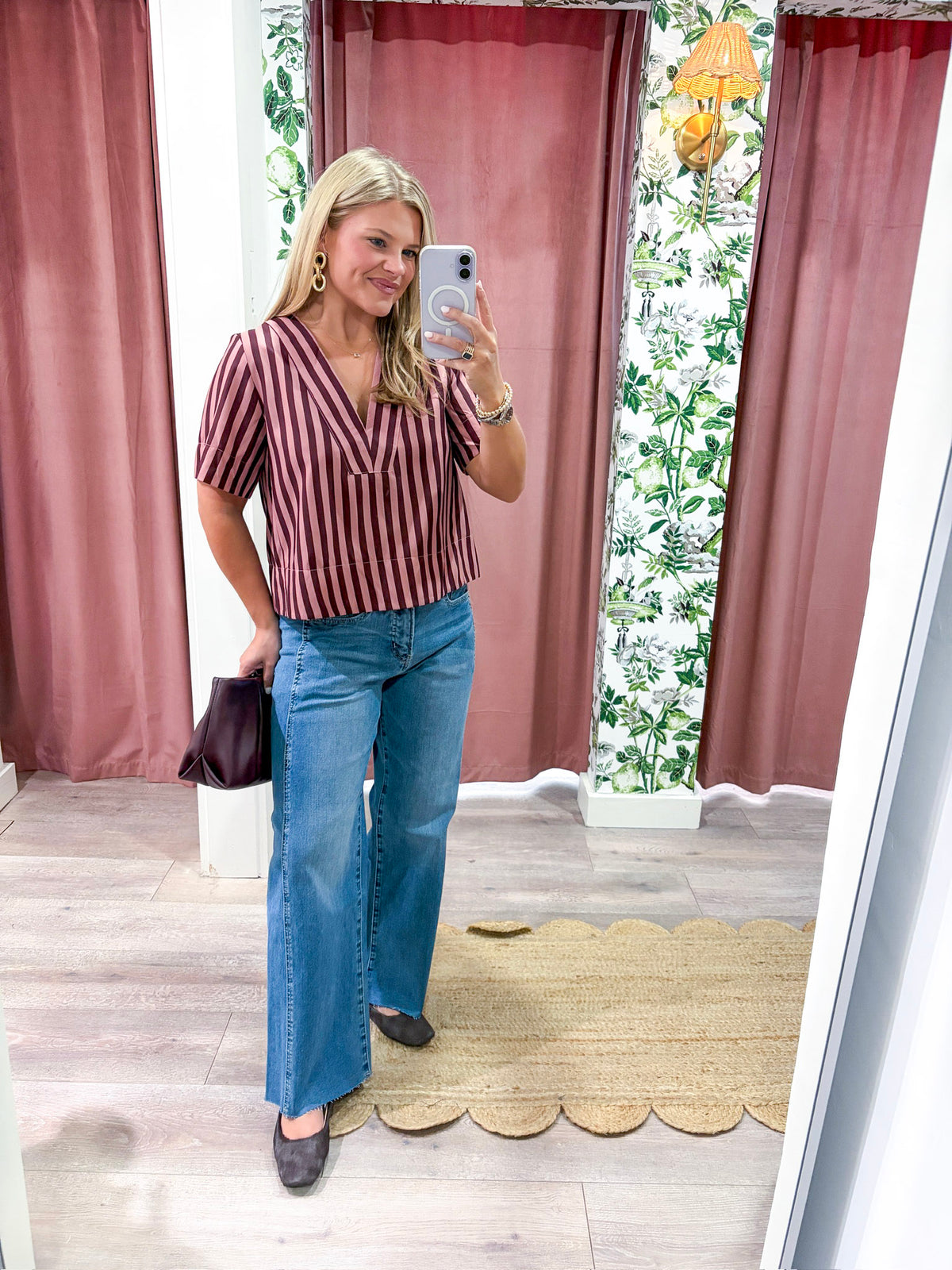 Helena Stripe Top