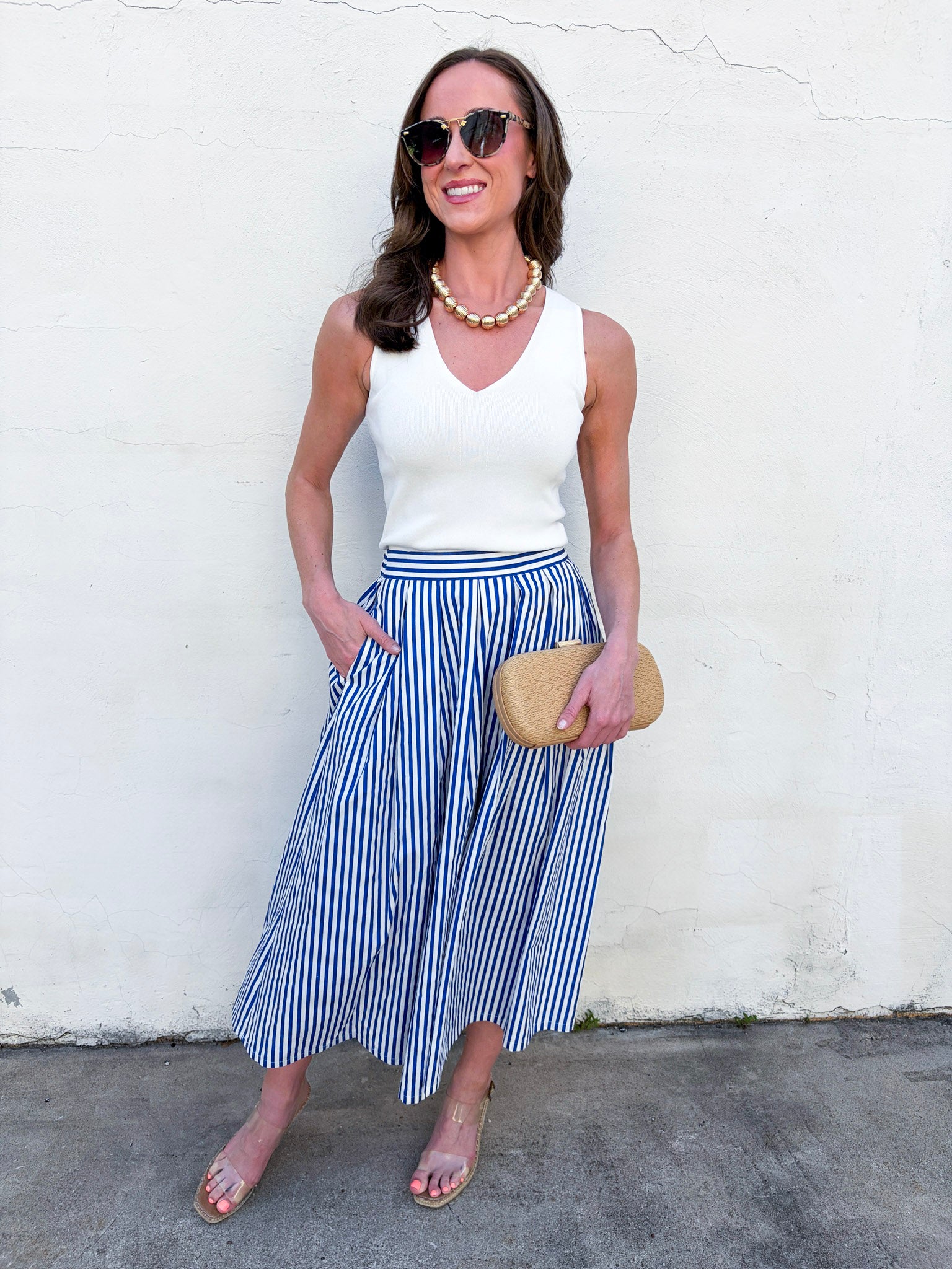 Sunset Sway Midi Skirt