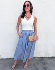 Sunset Sway Midi Skirt