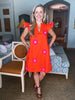 Mid Century Starburst Mini Dress