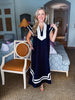 Meet in Mykonos Midi Dress-Black