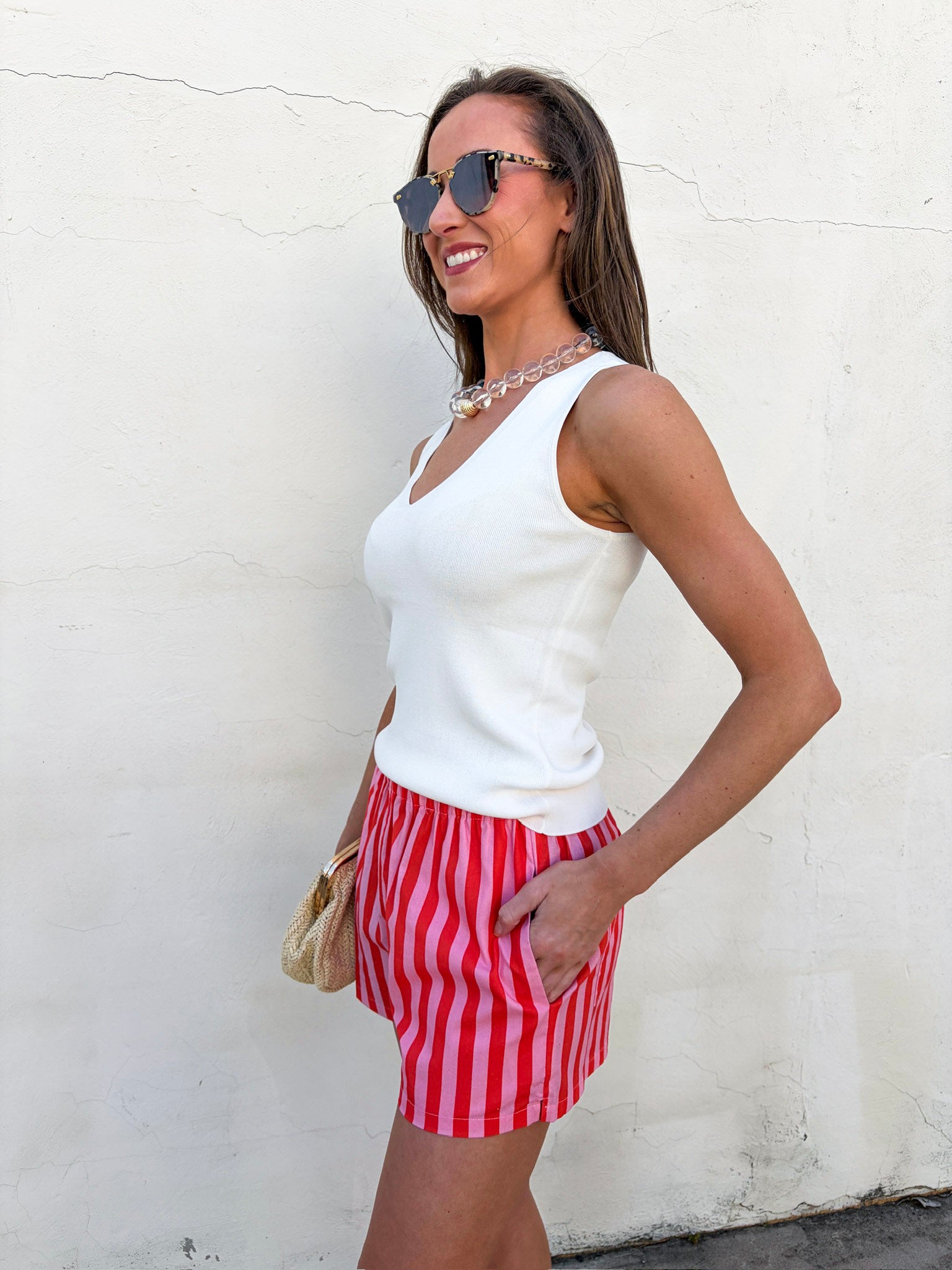 Summer Ready Striped Shorts