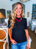 Bertha Knit Ruched Top