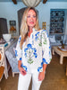 Sweet Florals Top-Cream