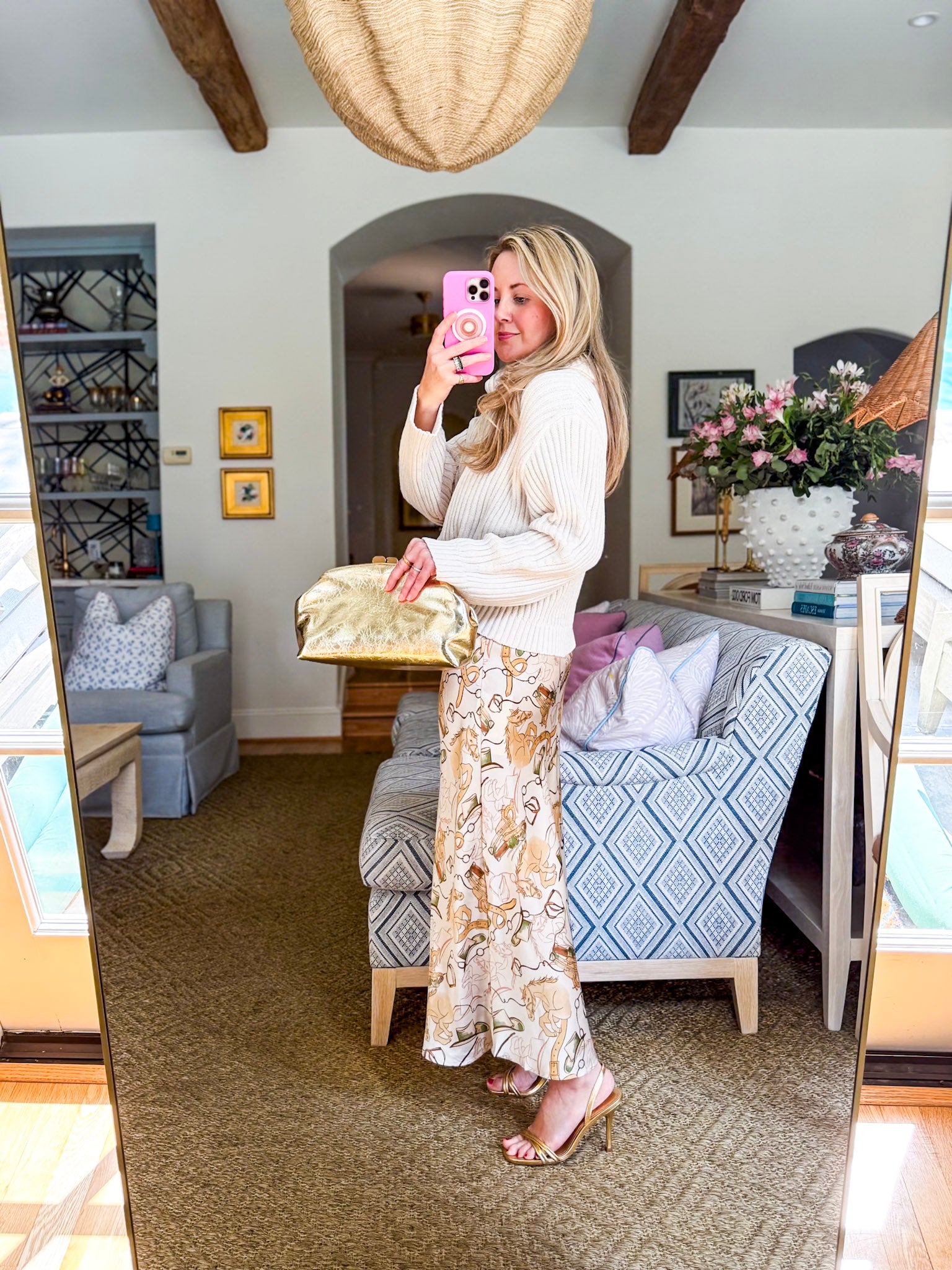 At the Roundup Midi Skirt