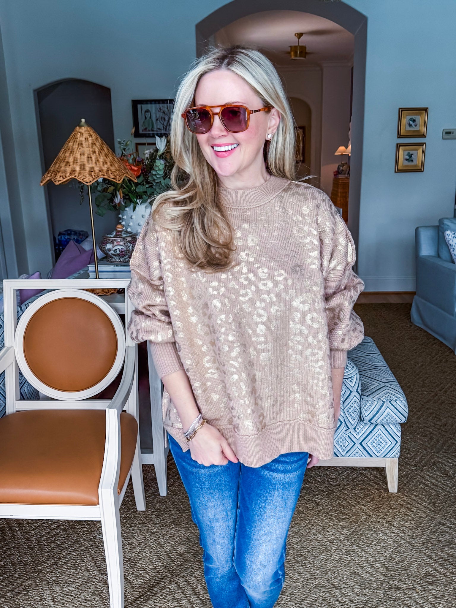 Feline Glow Sweater