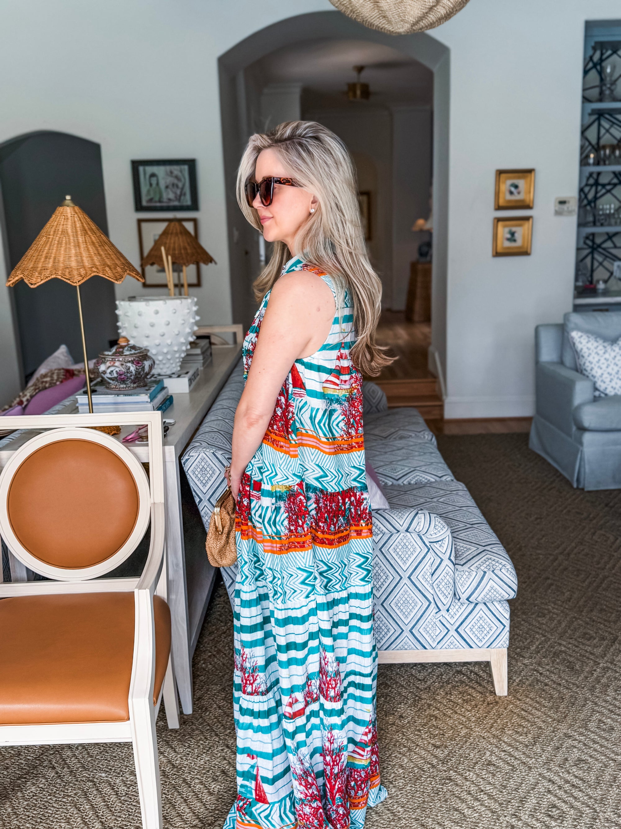 Crystal Waters Maxi Dress