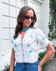 Sweet Prairie Embroidered Top