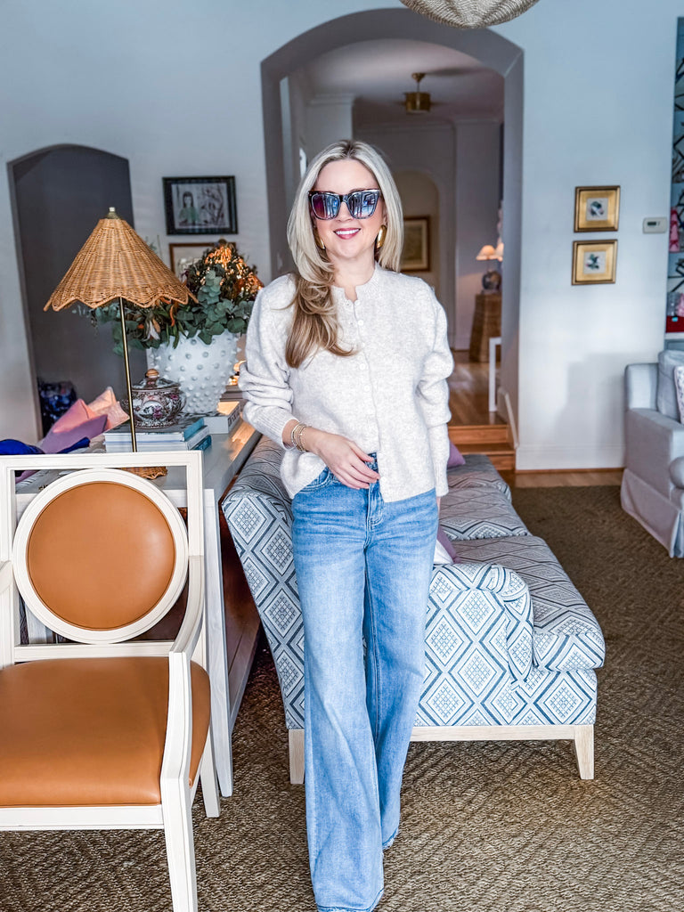 Cozy Nights Cardigan-Egg Shell