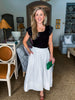 French Charm Midi Skirt