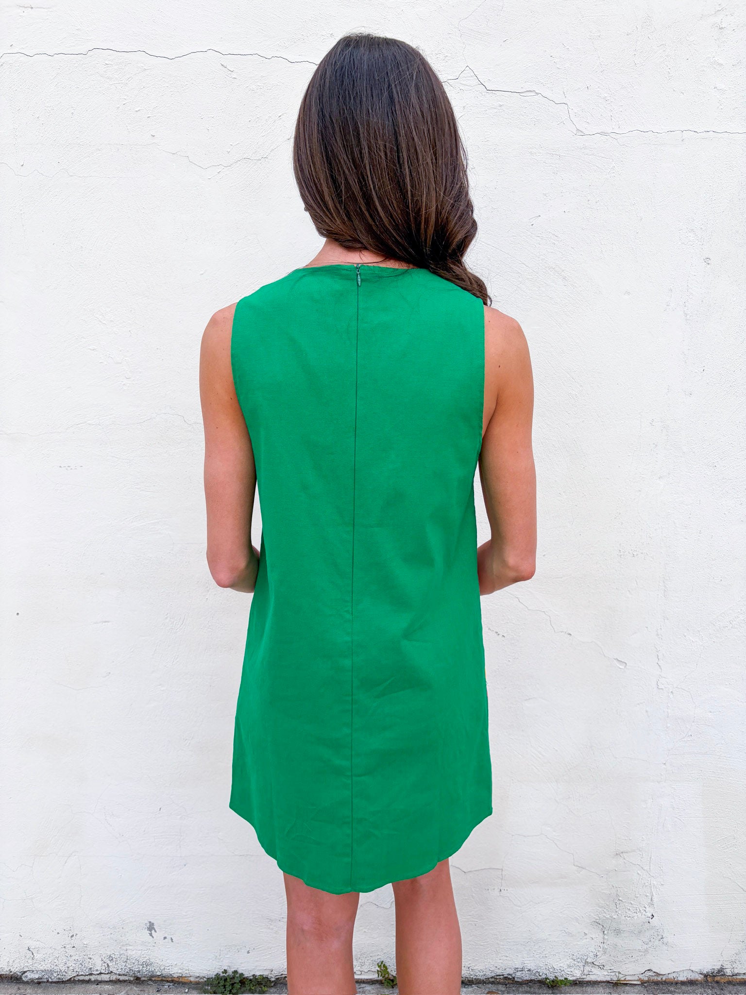 Petal Poetry Embroidered Mini Dress