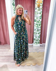 Floral Vine Maxi Dress