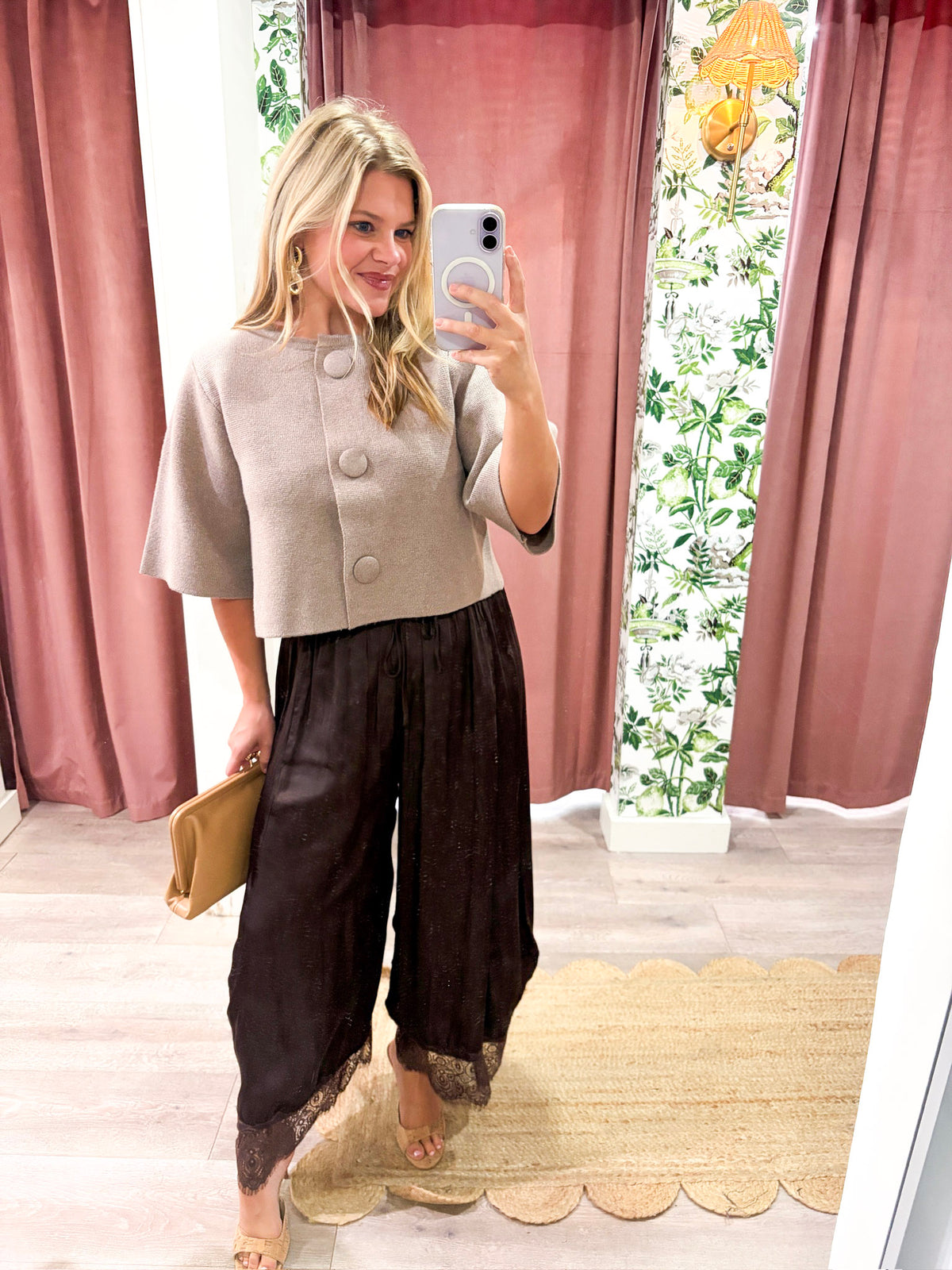 Arabian Nights Balloon Pants-Brown