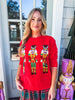 Sequin Nutcrackers Sweater