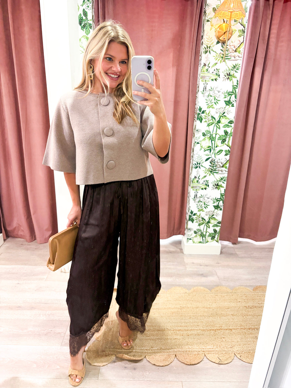 Arabian Nights Balloon Pants-Brown