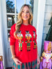 Sequin Nutcrackers Sweater