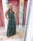 Floral Vine Maxi Dress