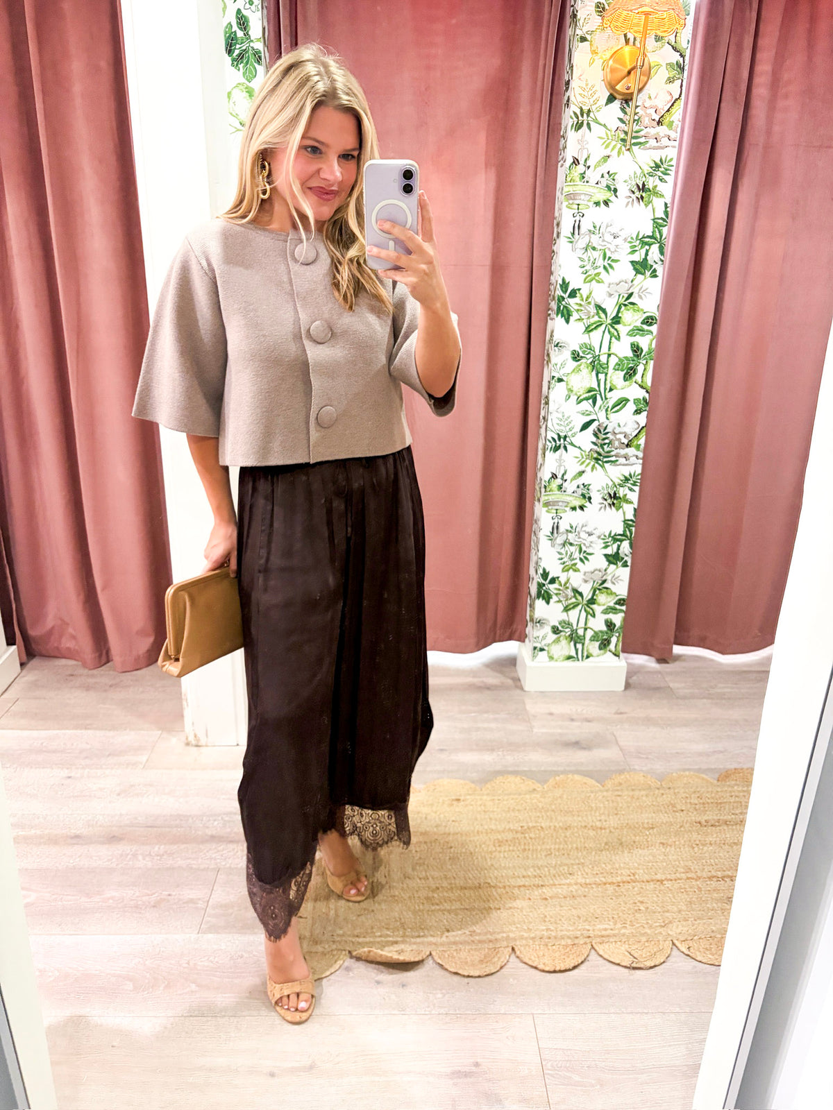 Arabian Nights Balloon Pants-Brown