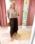 Arabian Nights Balloon Pants-Brown