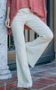 Corduroy Crush Flares- Cream