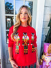 Sequin Nutcrackers Sweater