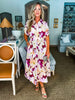Pretty Petals Floral Midi Dress