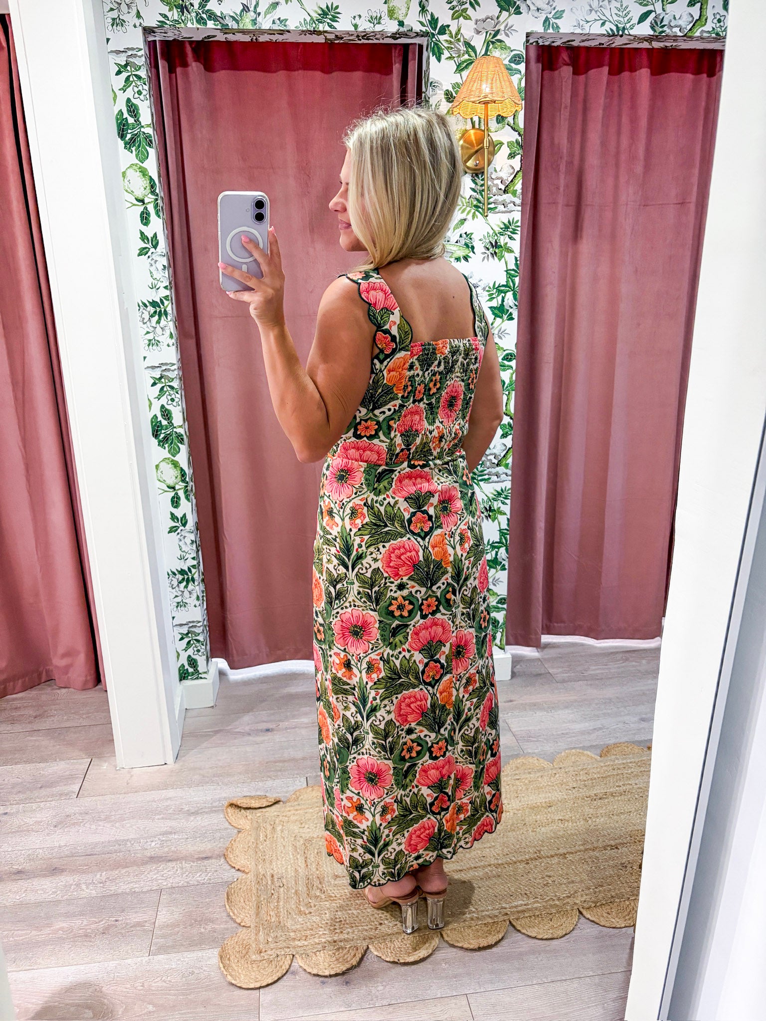 Blooming Manor Midi Dress
