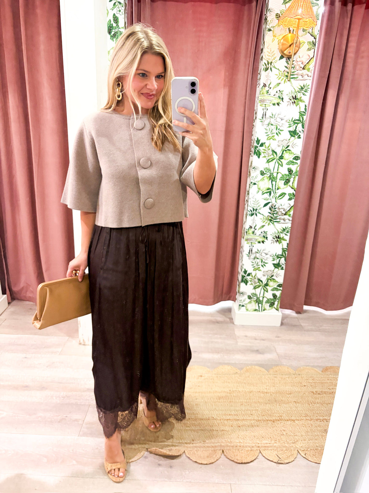 Arabian Nights Balloon Pants-Brown
