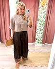 Arabian Nights Balloon Pants-Brown