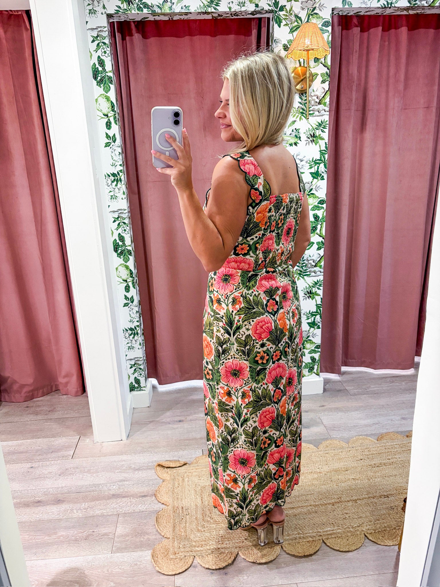 Blooming Manor Midi Dress