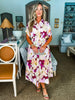 Pretty Petals Floral Midi Dress