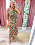 Blooming Manor Midi Dress