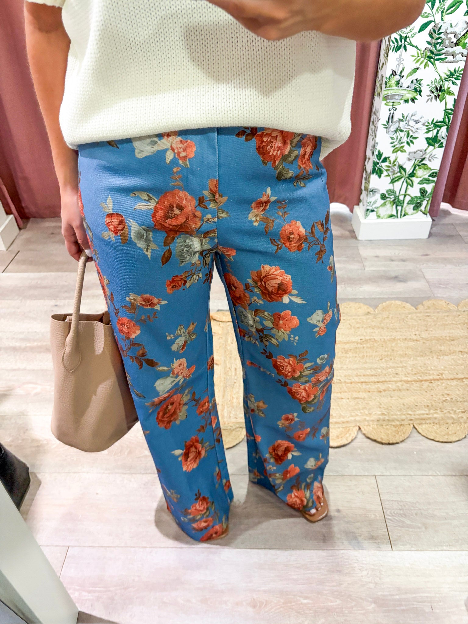 Mayfair Straight Leg Floral Pants