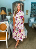 Pretty Petals Floral Midi Dress