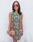 Petal Poetry Embroidered Mini Dress