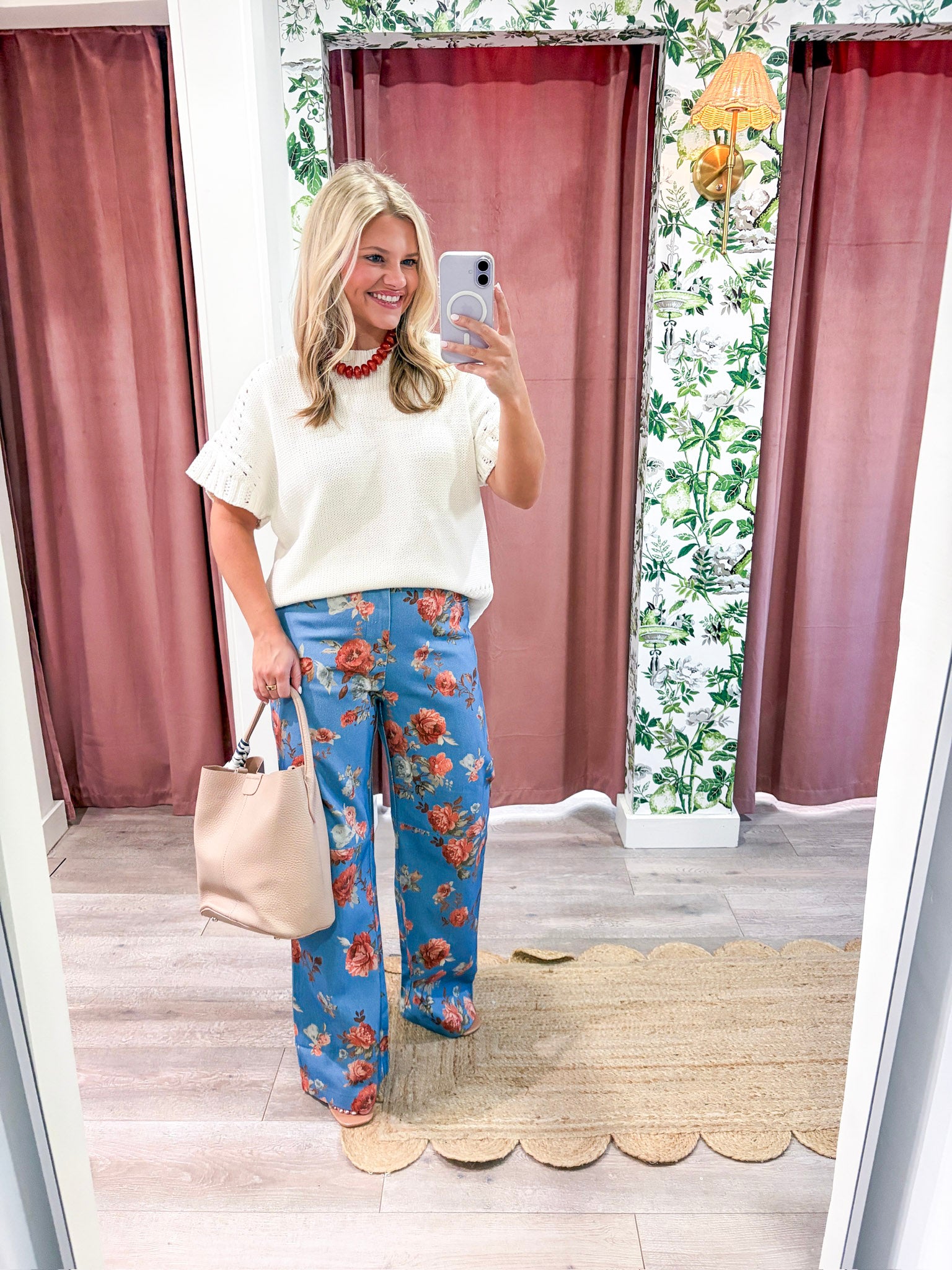 Mayfair Straight Leg Floral Pants