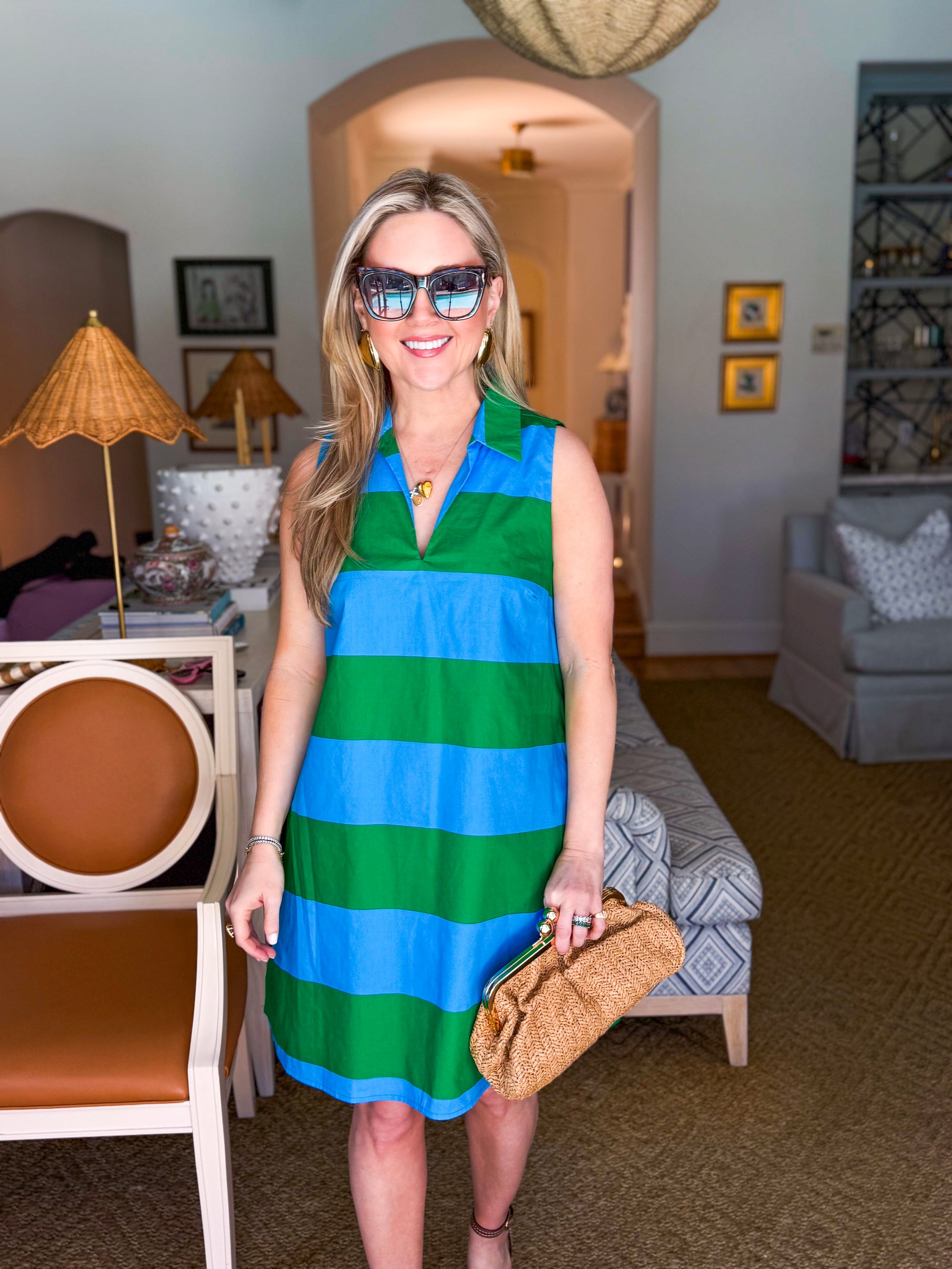 Turning Heads Striped Mini Dress