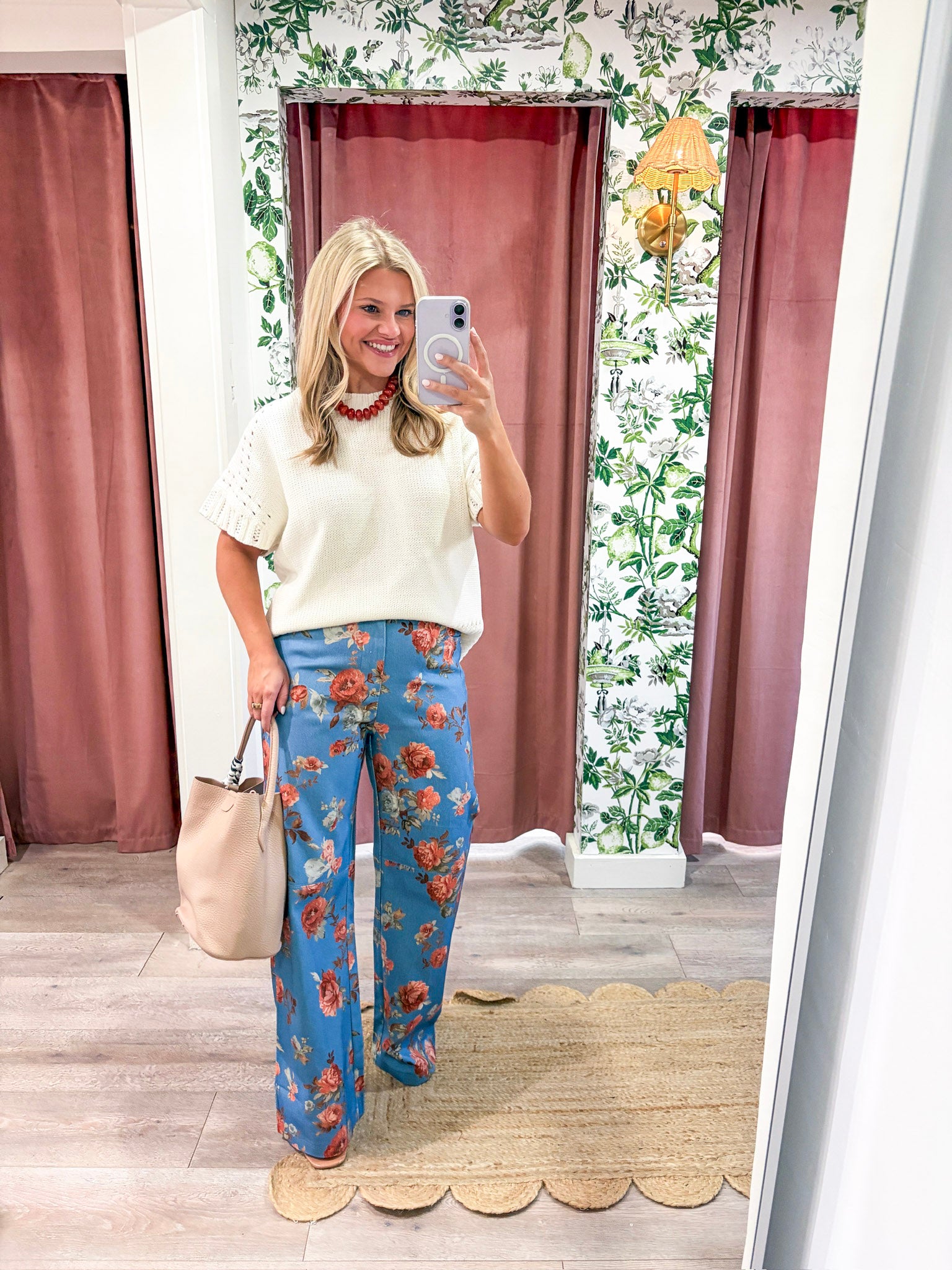 Mayfair Straight Leg Floral Pants