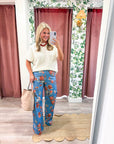 Mayfair Straight Leg Floral Pants