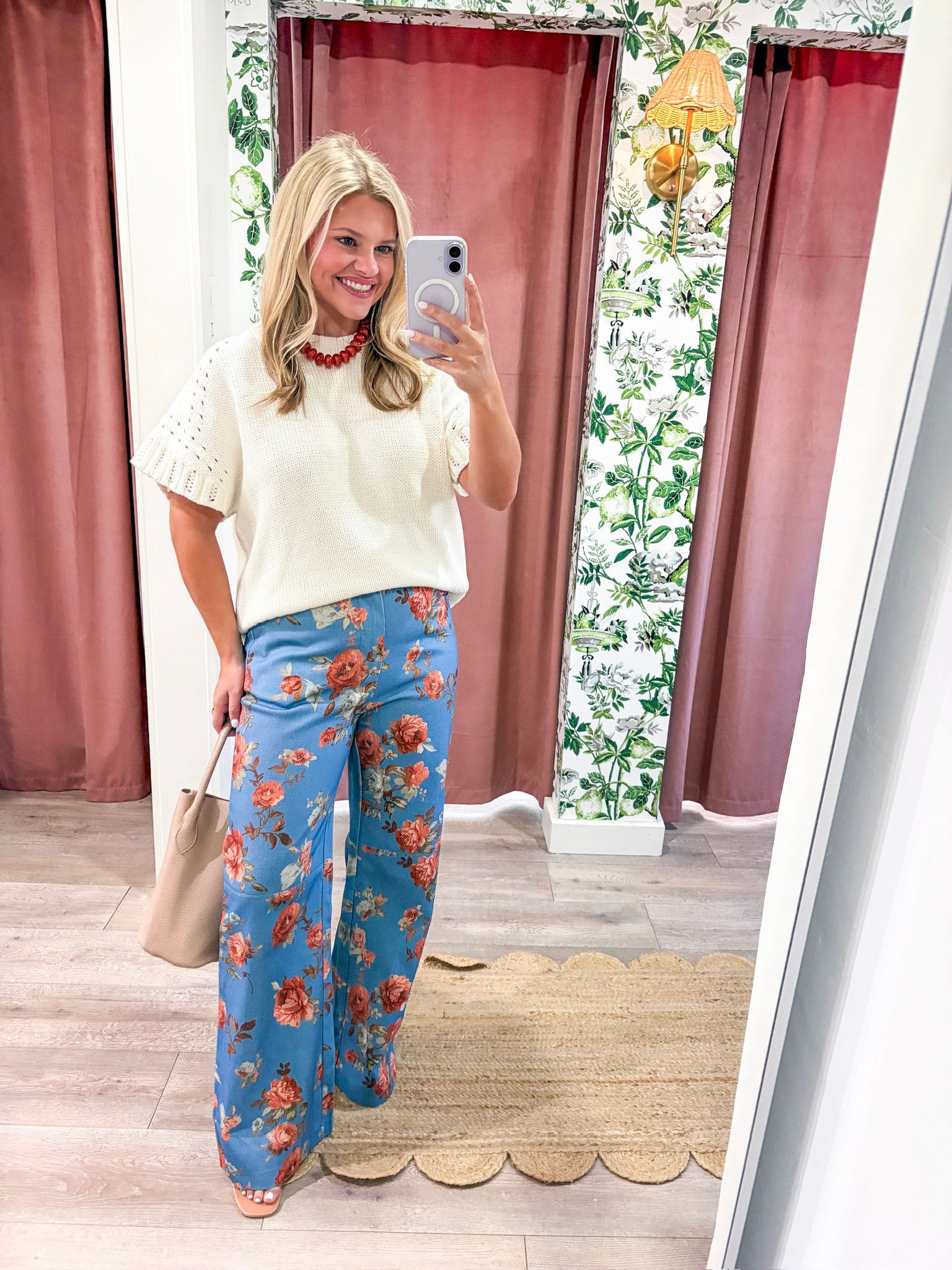 Mayfair Straight Leg Floral Pants
