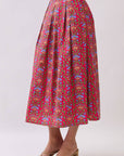 Gardenia Glow Midi Skirt