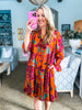 Marven Floral Shift Mini Dress
