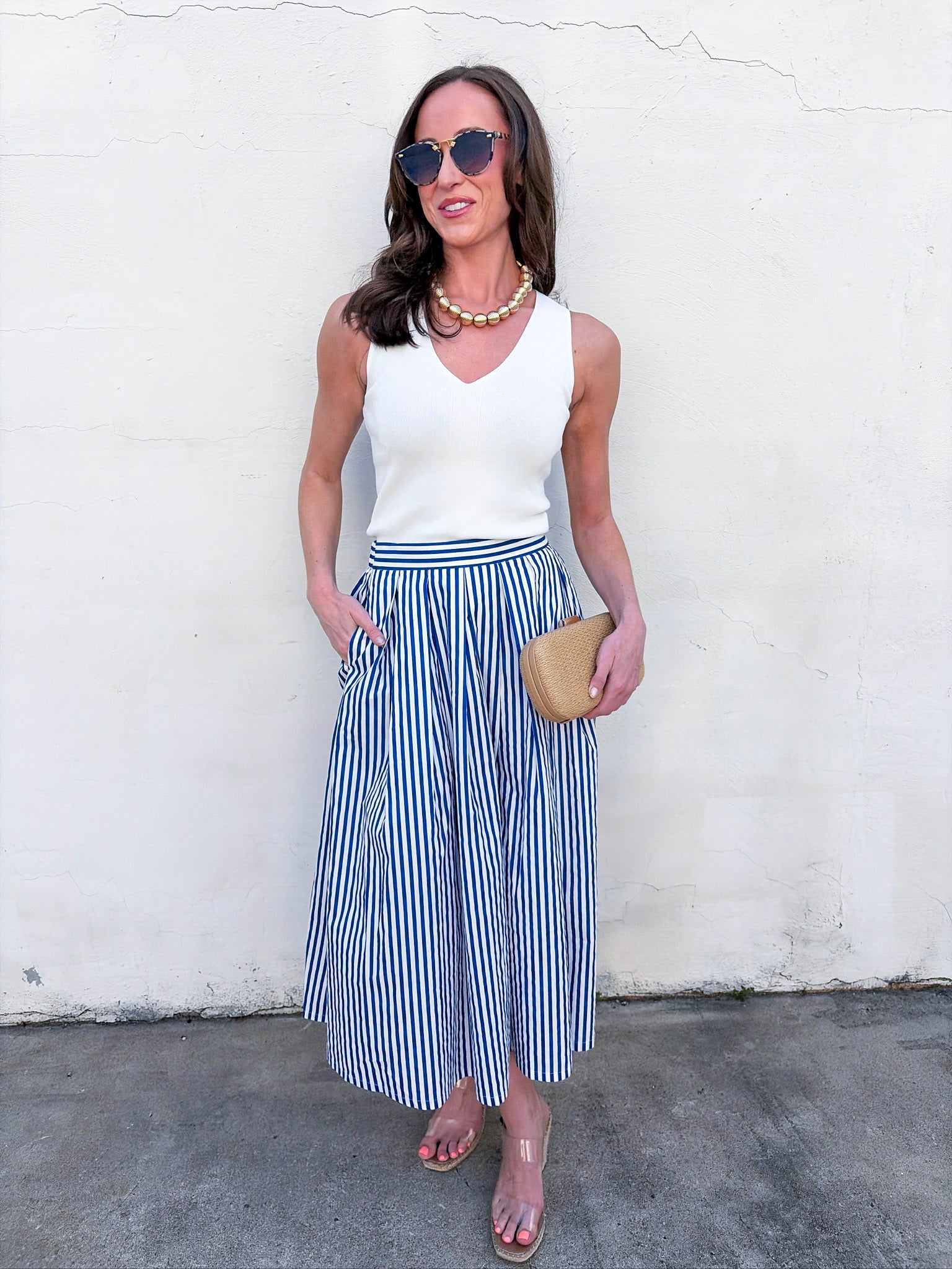 Sunset Sway Midi Skirt